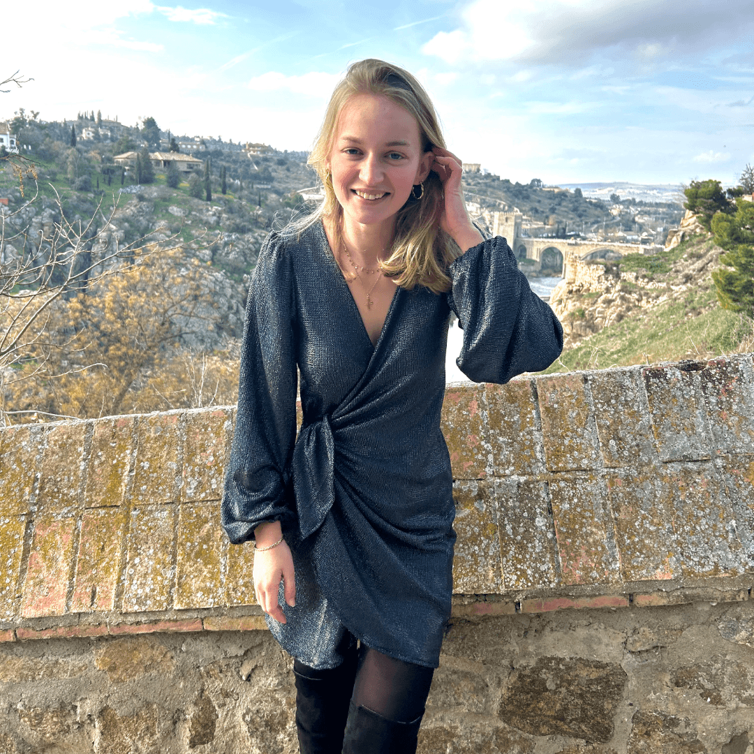 Robe cache-cœur