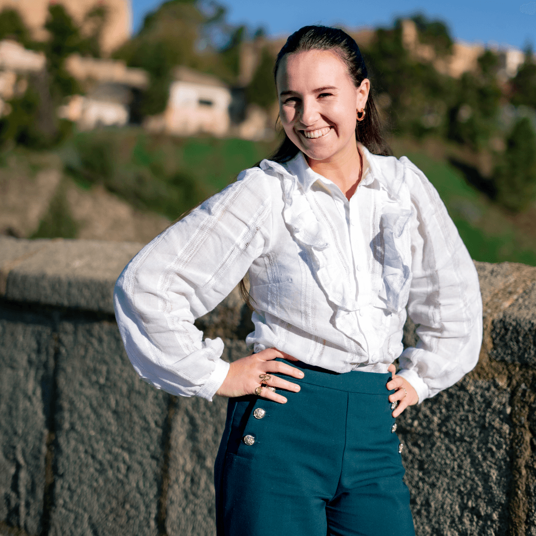 Blouse à volants